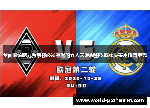 全面解读欧冠赛事你必须掌握的五大关键级别权威深度实用指南宝典 全面解读欧冠赛事你必须掌握的五大关键级别权威深度实用指南宝典